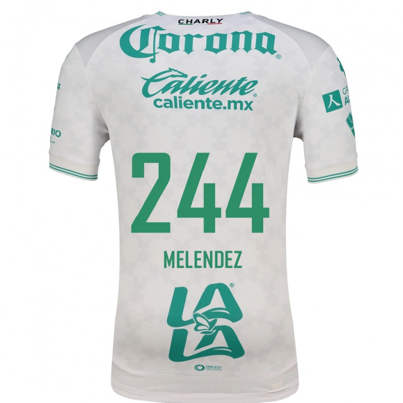 Danxen Donna Maglia Carlos Meléndez #244 Verde Chiaro Bianco Kit Gara Away 2026/27 Maglietta
