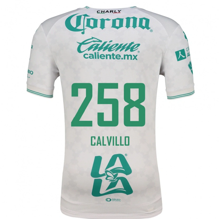 Danxen Donna Maglia Carlos Calvillo #258 Verde Chiaro Bianco Kit Gara Away 2026/27 Maglietta