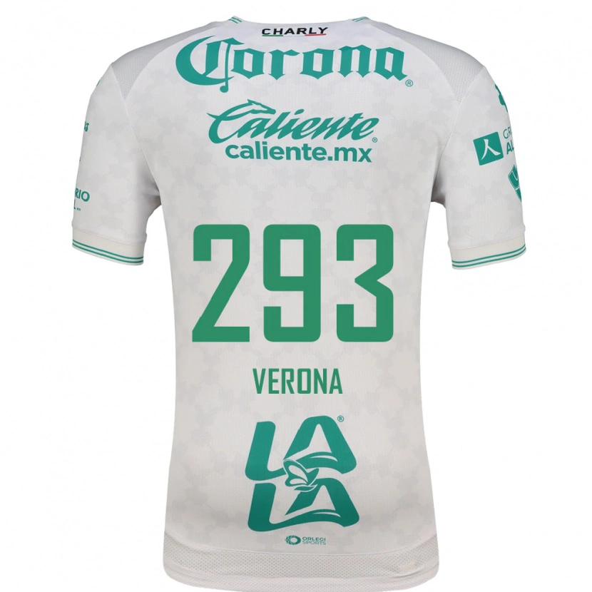 Danxen Donna Maglia Jesús Verona #293 Verde Chiaro Bianco Kit Gara Away 2026/27 Maglietta