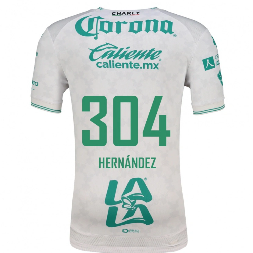 Danxen Donna Maglia Yocsan Hernández #304 Verde Chiaro Bianco Kit Gara Away 2026/27 Maglietta