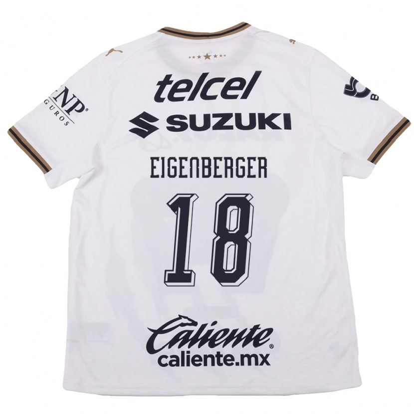 Danxen Donna Maglia Chandra Eigenberger #18 Bianco Nero Marrone Kit Gara Away 2026/27 Maglietta