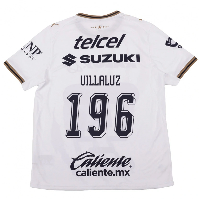 Danxen Donna Maglia Diego Villaluz #196 Bianco Nero Marrone Kit Gara Away 2026/27 Maglietta