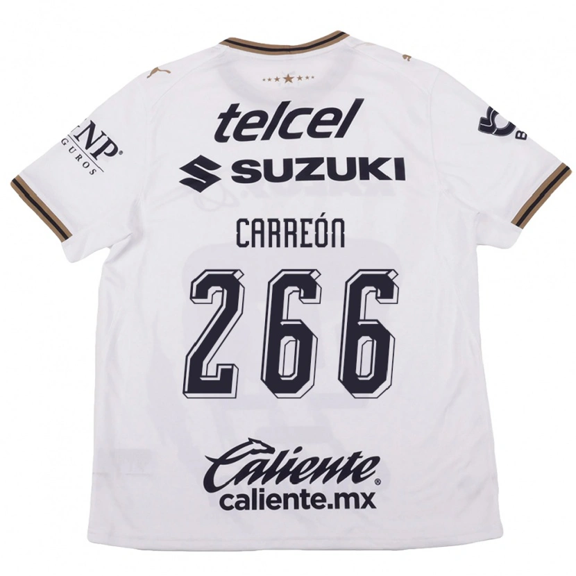 Danxen Donna Maglia Rogelio Carreón #266 Bianco Nero Marrone Kit Gara Away 2026/27 Maglietta