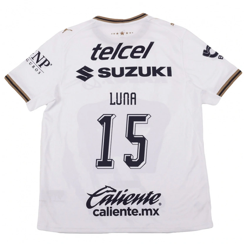 Danxen Donna Maglia Israel Luna #15 Bianco Nero Marrone Kit Gara Away 2026/27 Maglietta