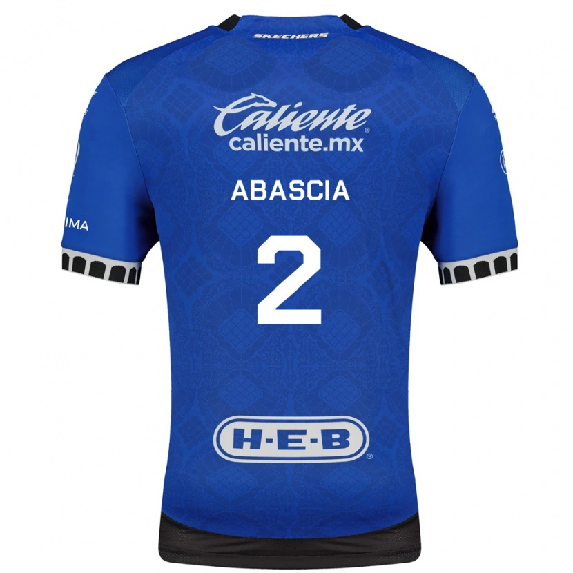 Danxen Donna Maglia Lucas Abascia #2 Blu Reale Bianco Nero Kit Gara Away 2026/27 Maglietta