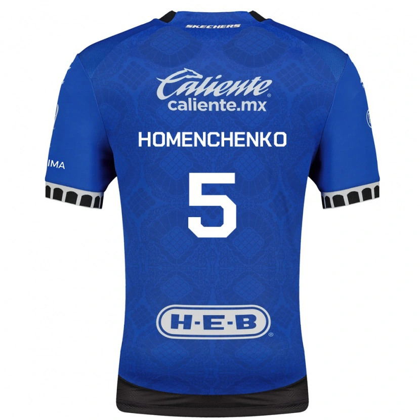 Danxen Donna Maglia Santiago Homenchenko #5 Blu Reale Bianco Nero Kit Gara Away 2026/27 Maglietta