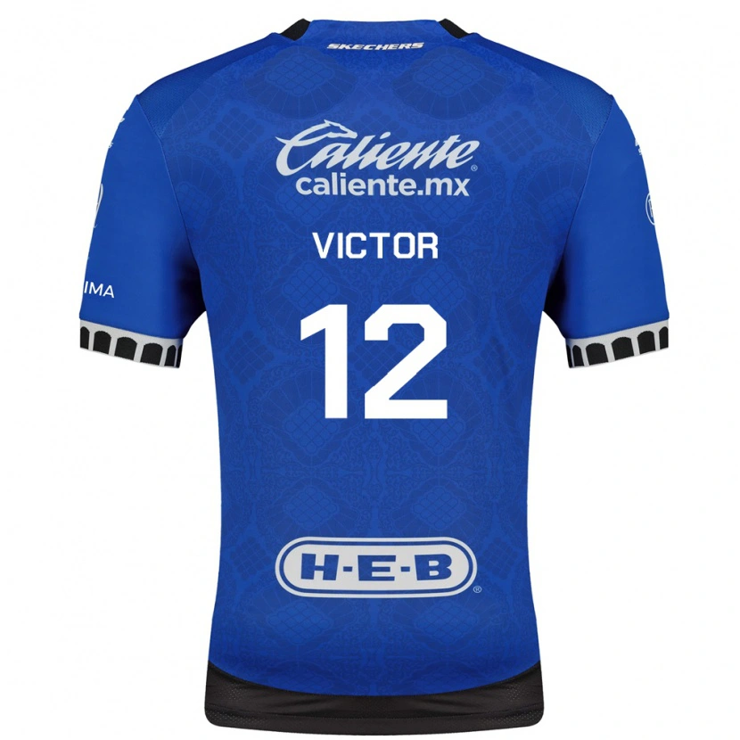 Danxen Donna Maglia Paulo Victor #12 Blu Reale Bianco Nero Kit Gara Away 2026/27 Maglietta