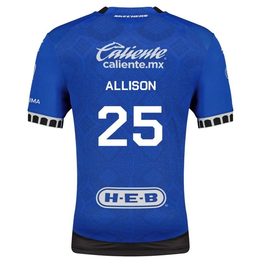 Danxen Donna Maglia Guillermo Allison #25 Blu Reale Bianco Nero Kit Gara Away 2026/27 Maglietta
