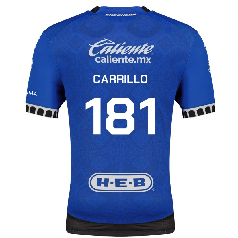 Danxen Donna Maglia Ángel Carrillo #181 Blu Reale Bianco Nero Kit Gara Away 2026/27 Maglietta