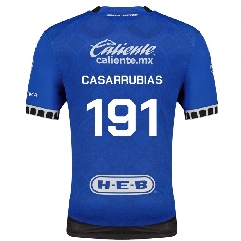 Danxen Donna Maglia Aaron Casarrubias #191 Blu Reale Bianco Nero Kit Gara Away 2026/27 Maglietta