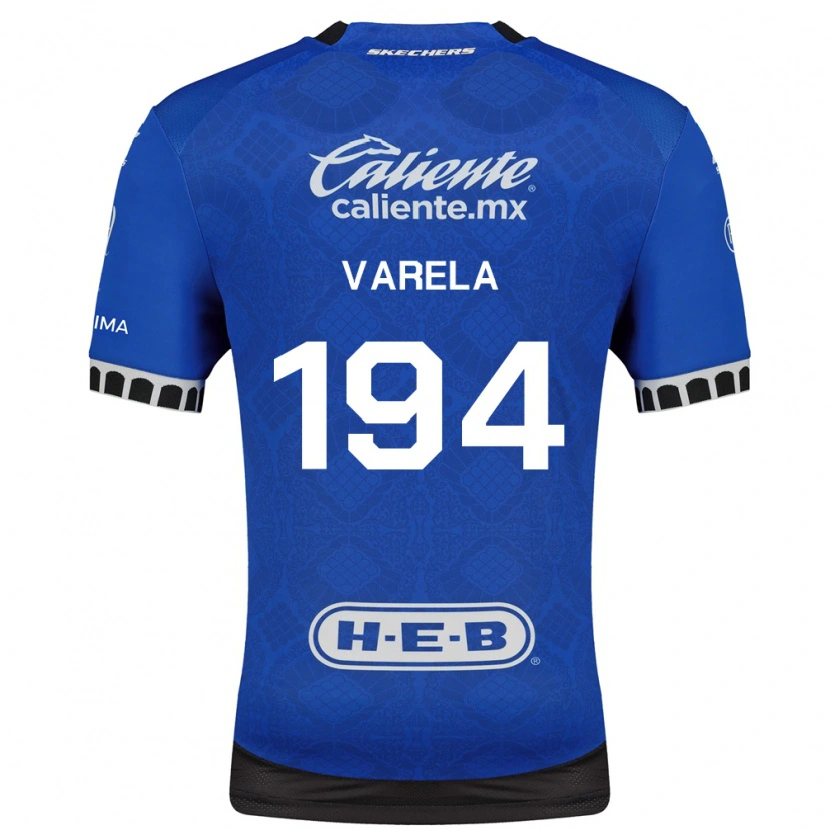 Danxen Donna Maglia José Varela #194 Blu Reale Bianco Nero Kit Gara Away 2026/27 Maglietta