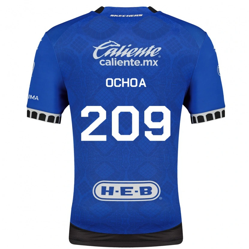Danxen Donna Maglia José Ochoa #209 Blu Reale Bianco Nero Kit Gara Away 2026/27 Maglietta