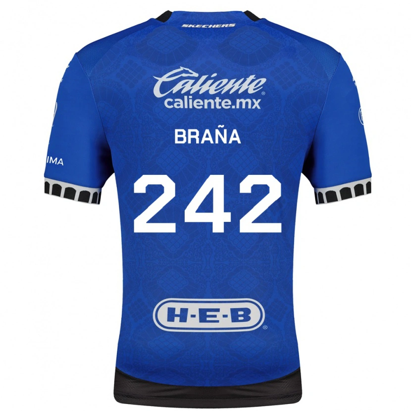 Danxen Donna Maglia Armando Braña #242 Blu Reale Bianco Nero Kit Gara Away 2026/27 Maglietta