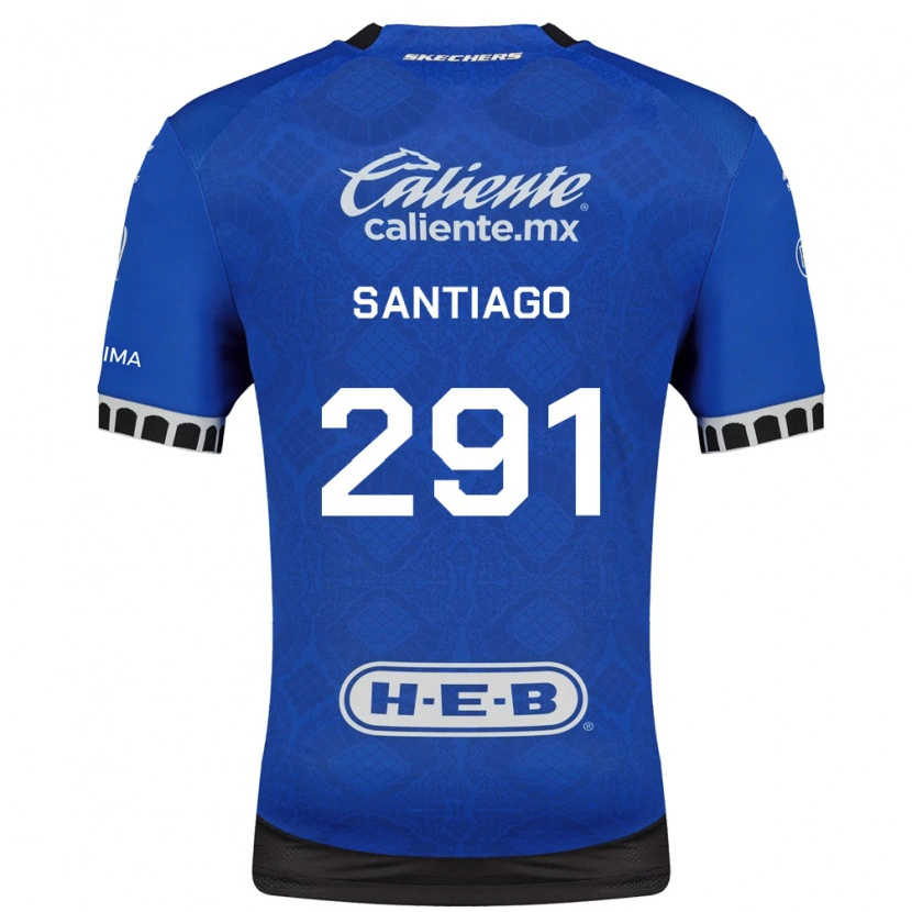 Danxen Donna Maglia Santiago De La Barrera #291 Blu Reale Bianco Nero Kit Gara Away 2026/27 Maglietta