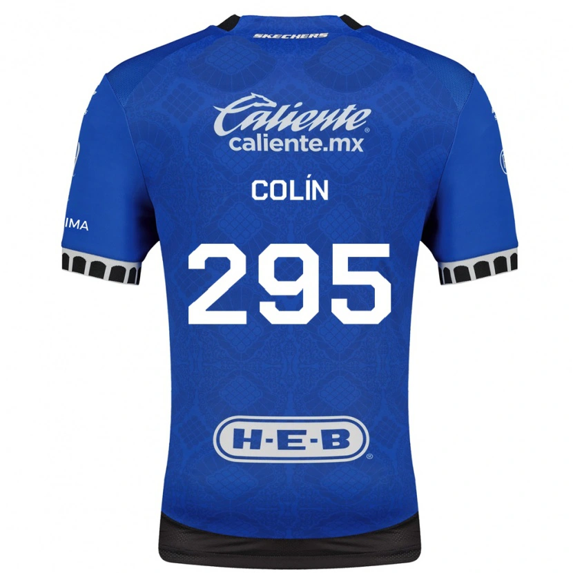 Danxen Donna Maglia Osvaldo Colín #295 Blu Reale Bianco Nero Kit Gara Away 2026/27 Maglietta