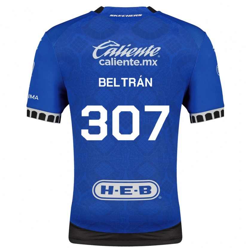 Danxen Donna Maglia Gael Beltrán #307 Blu Reale Bianco Nero Kit Gara Away 2026/27 Maglietta