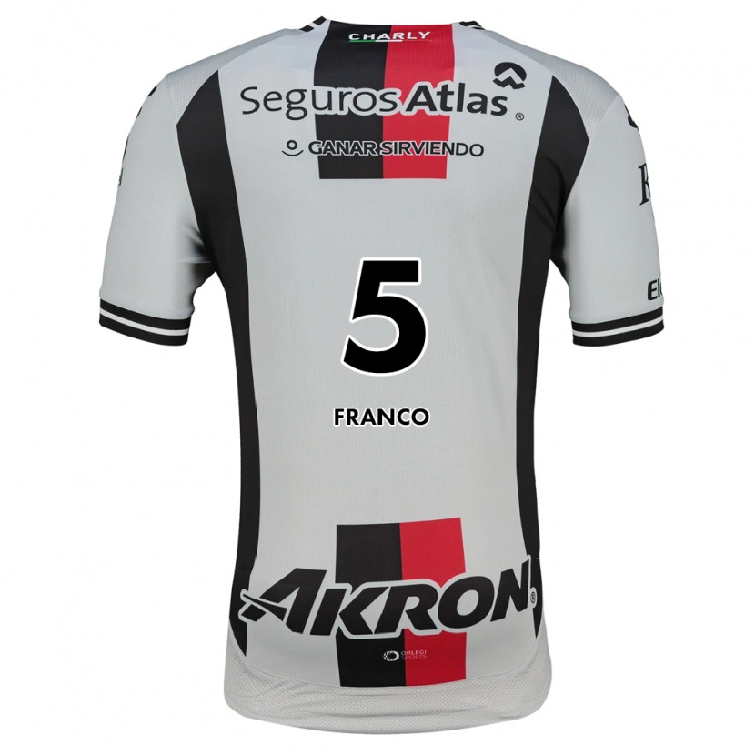 Danxen Donna Maglia Alejandra Franco #5 Bianco Rosso Nero Kit Gara Away 2026/27 Maglietta