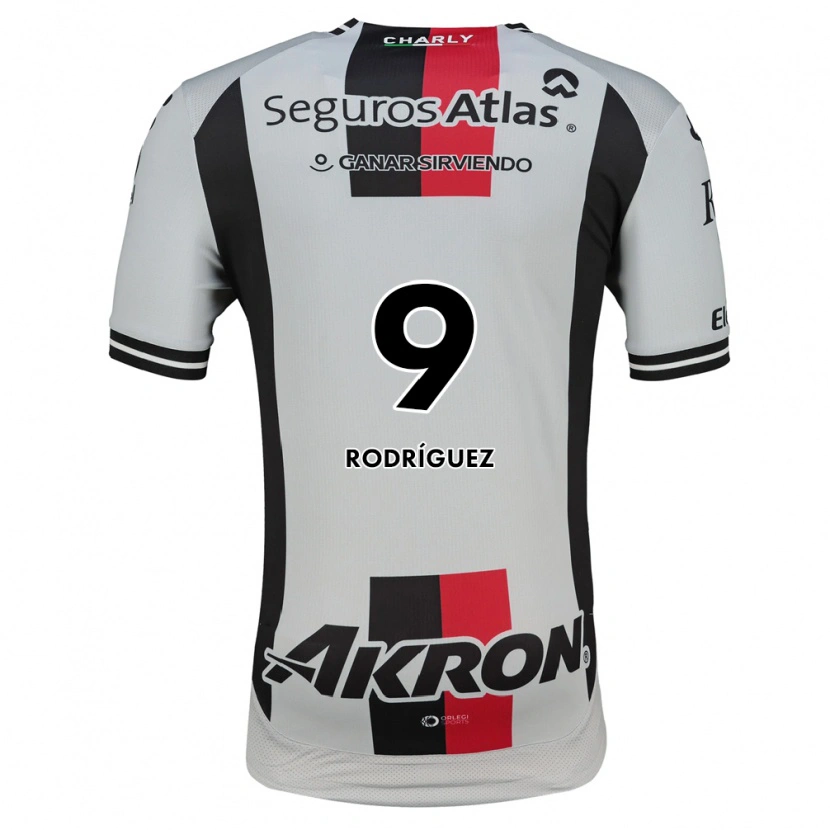 Danxen Donna Maglia Agustín Rodríguez #9 Bianco Rosso Nero Kit Gara Away 2026/27 Maglietta