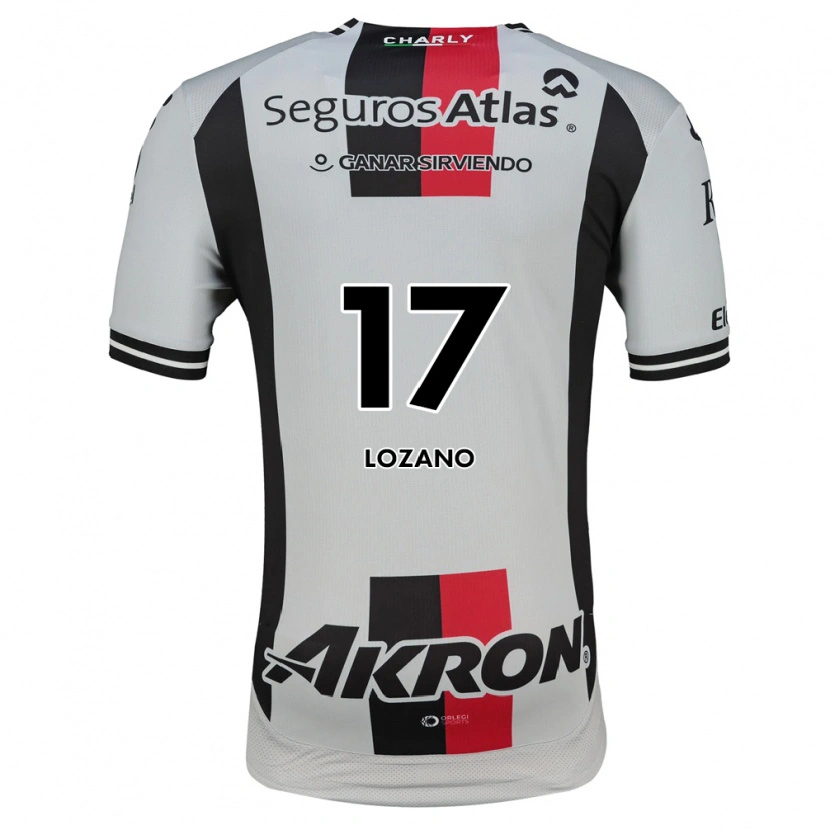Danxen Donna Maglia Rivaldo Lozano #17 Bianco Rosso Nero Kit Gara Away 2026/27 Maglietta