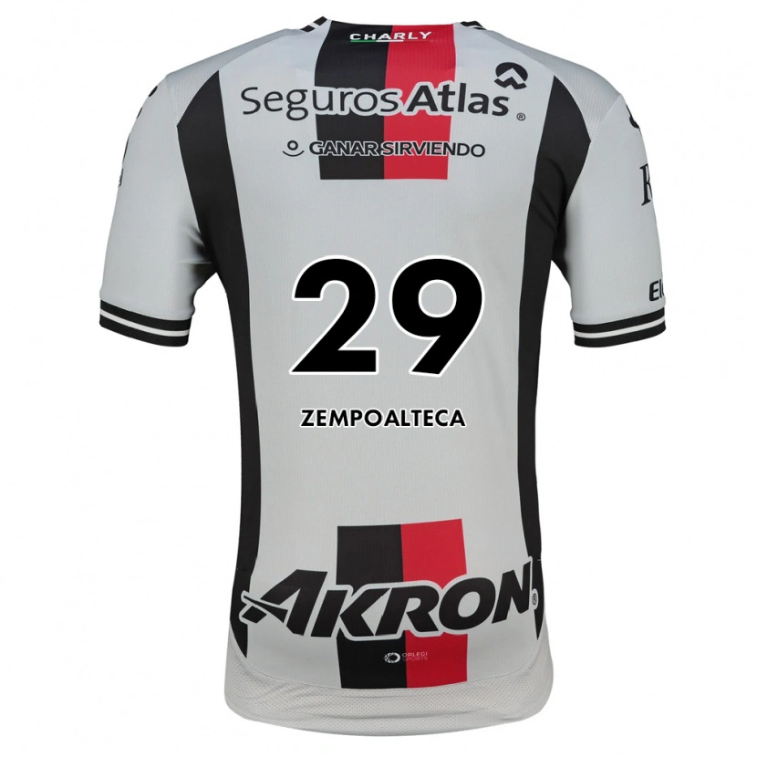 Danxen Donna Maglia Karla Zempoalteca #29 Bianco Rosso Nero Kit Gara Away 2026/27 Maglietta