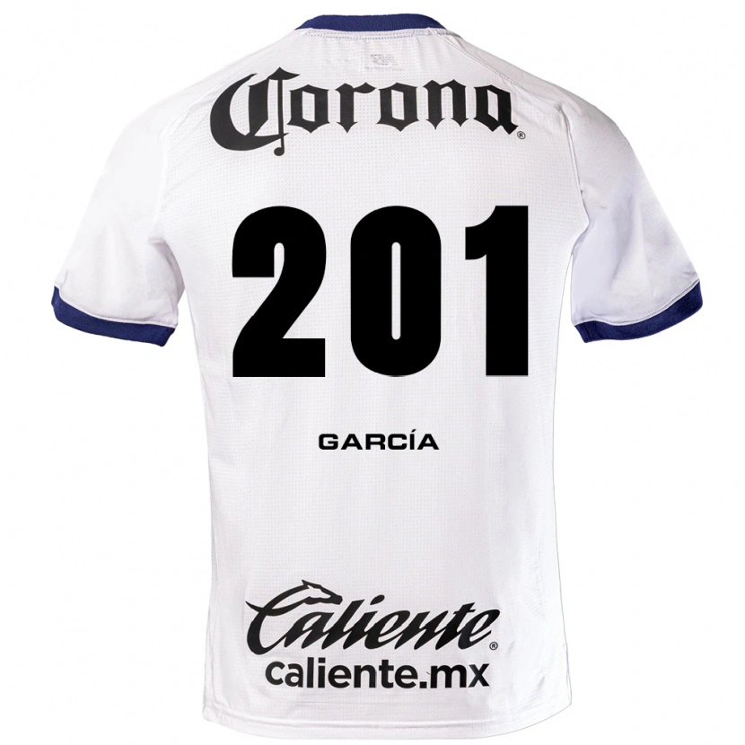 Danxen Donna Maglia Eros García #201 Bianco Blu Nero Kit Gara Away 2026/27 Maglietta
