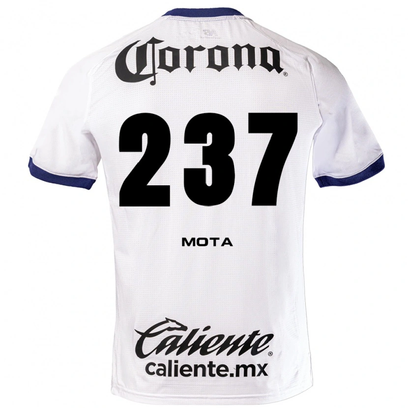 Danxen Donna Maglia Diego Mota #237 Bianco Blu Nero Kit Gara Away 2026/27 Maglietta