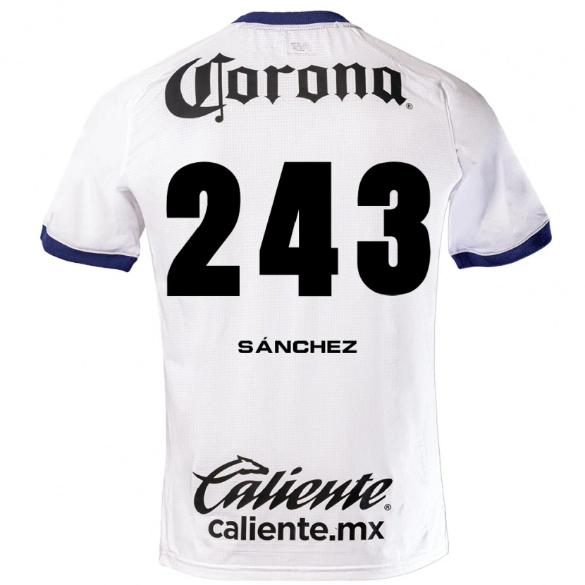 Danxen Donna Maglia Cedric Sánchez #243 Bianco Blu Nero Kit Gara Away 2026/27 Maglietta
