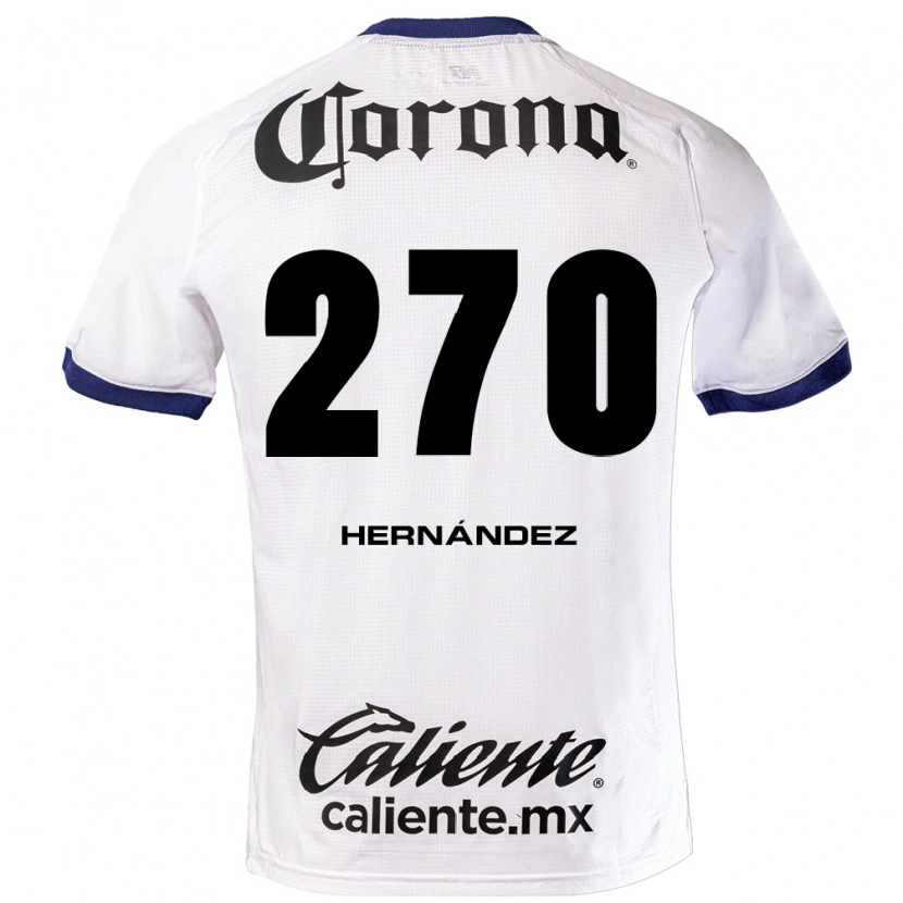 Danxen Donna Maglia Alberto Hernández #270 Bianco Blu Nero Kit Gara Away 2026/27 Maglietta