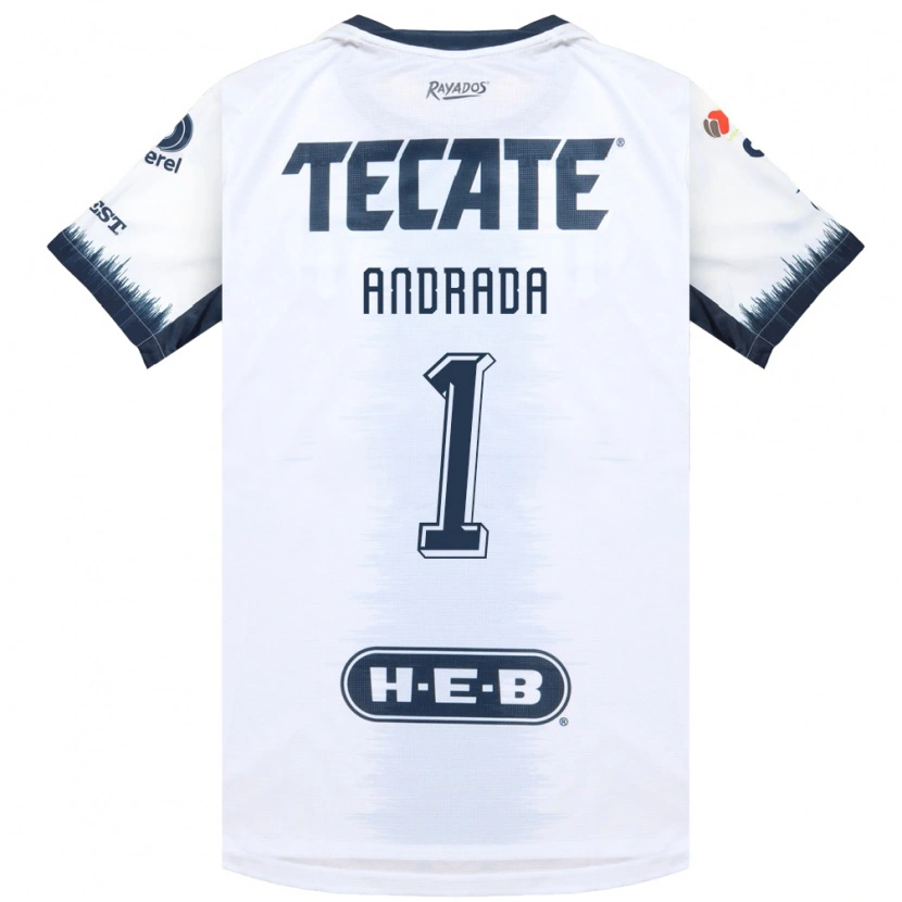 Danxen Donna Maglia Esteban Andrada #1 Bianco Bluinchiostro Rosso Kit Gara Away 2026/27 Maglietta