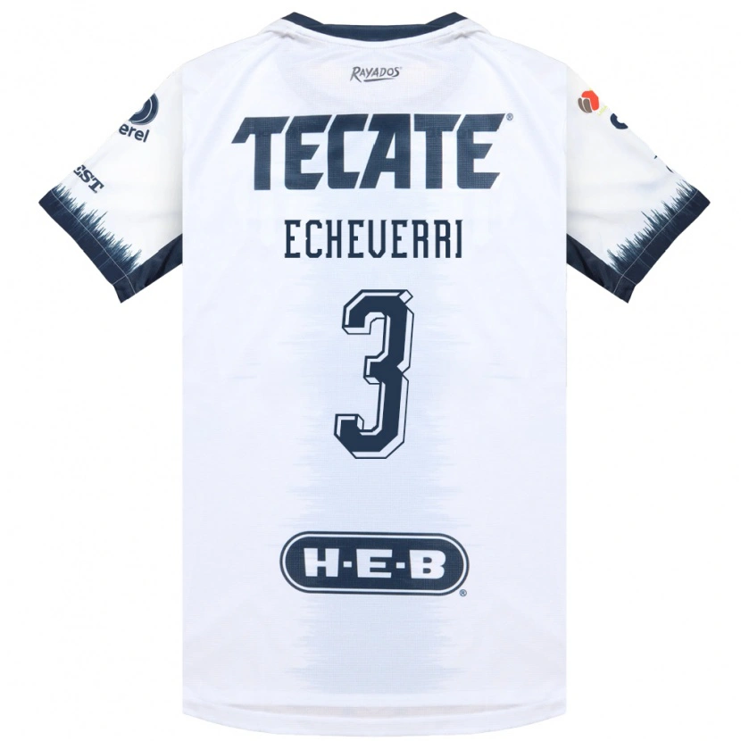 Danxen Donna Maglia Isabella Echeverri #3 Bianco Bluinchiostro Rosso Kit Gara Away 2026/27 Maglietta