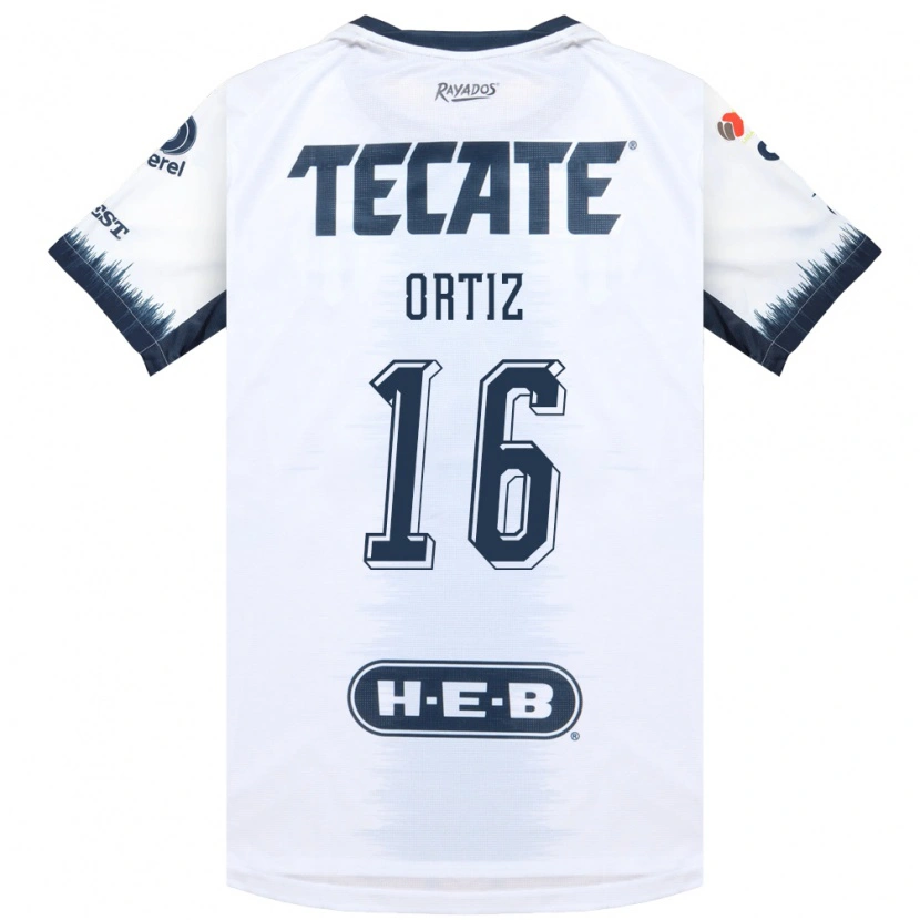 Danxen Donna Maglia Celso Ortiz #16 Bianco Bluinchiostro Rosso Kit Gara Away 2026/27 Maglietta