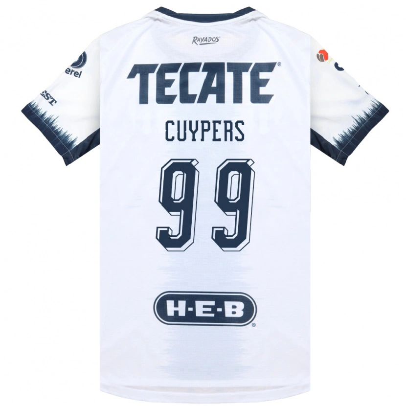 Danxen Donna Maglia Hugo Cuypers #99 Bianco Bluinchiostro Rosso Kit Gara Away 2026/27 Maglietta