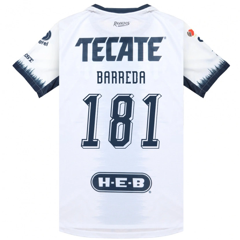 Danxen Donna Maglia Dimas Barreda #181 Bianco Bluinchiostro Rosso Kit Gara Away 2026/27 Maglietta
