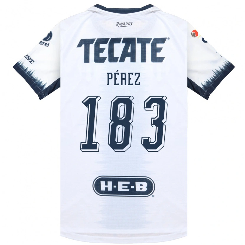 Danxen Donna Maglia Santiago Pérez #183 Bianco Bluinchiostro Rosso Kit Gara Away 2026/27 Maglietta