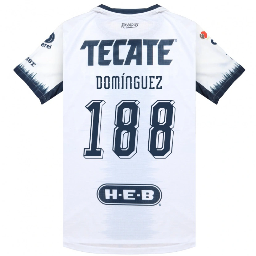 Danxen Donna Maglia Joel Domínguez #188 Bianco Bluinchiostro Rosso Kit Gara Away 2026/27 Maglietta