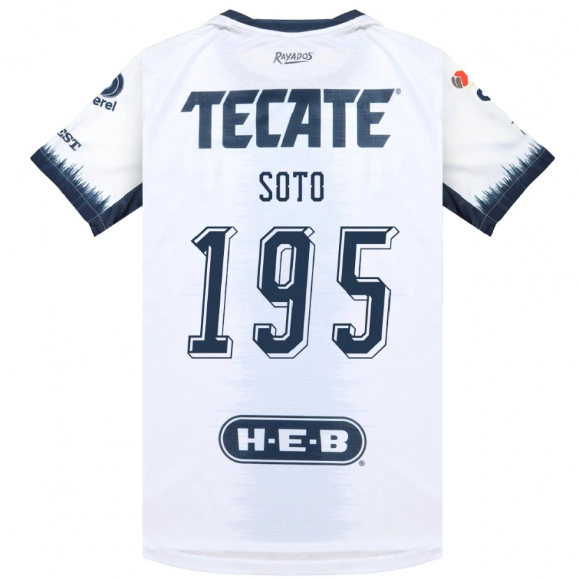 Danxen Donna Maglia Óscar Soto #195 Bianco Bluinchiostro Rosso Kit Gara Away 2026/27 Maglietta