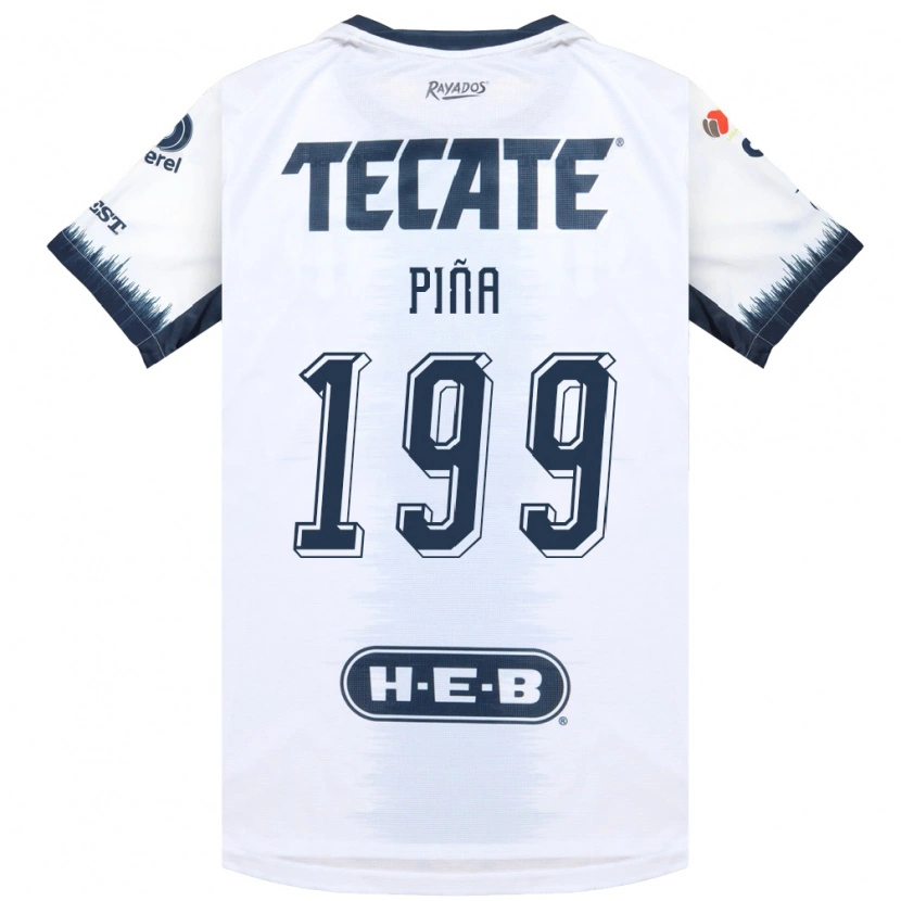 Danxen Donna Maglia Ricardo Piña #199 Bianco Bluinchiostro Rosso Kit Gara Away 2026/27 Maglietta