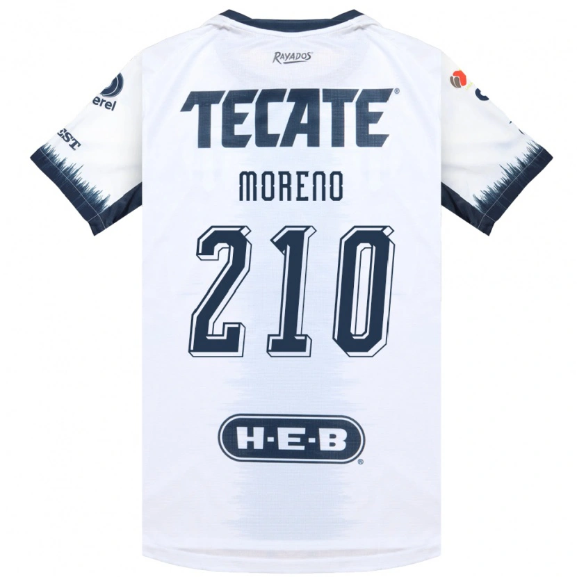 Danxen Donna Maglia Gael Moreno #210 Bianco Bluinchiostro Rosso Kit Gara Away 2026/27 Maglietta