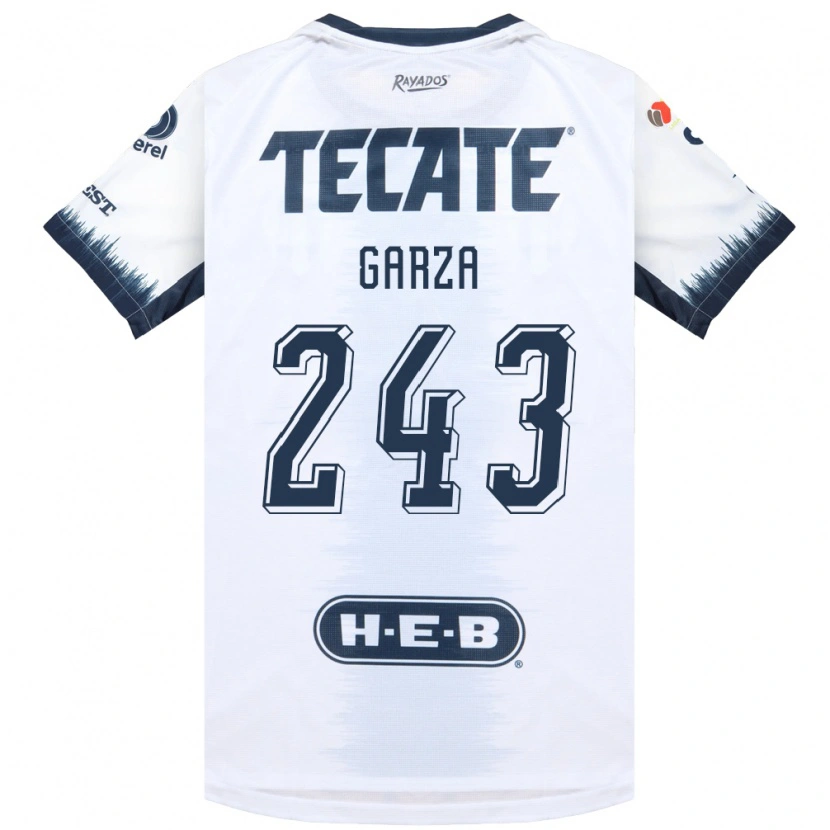 Danxen Donna Maglia Juan Garza #243 Bianco Bluinchiostro Rosso Kit Gara Away 2026/27 Maglietta