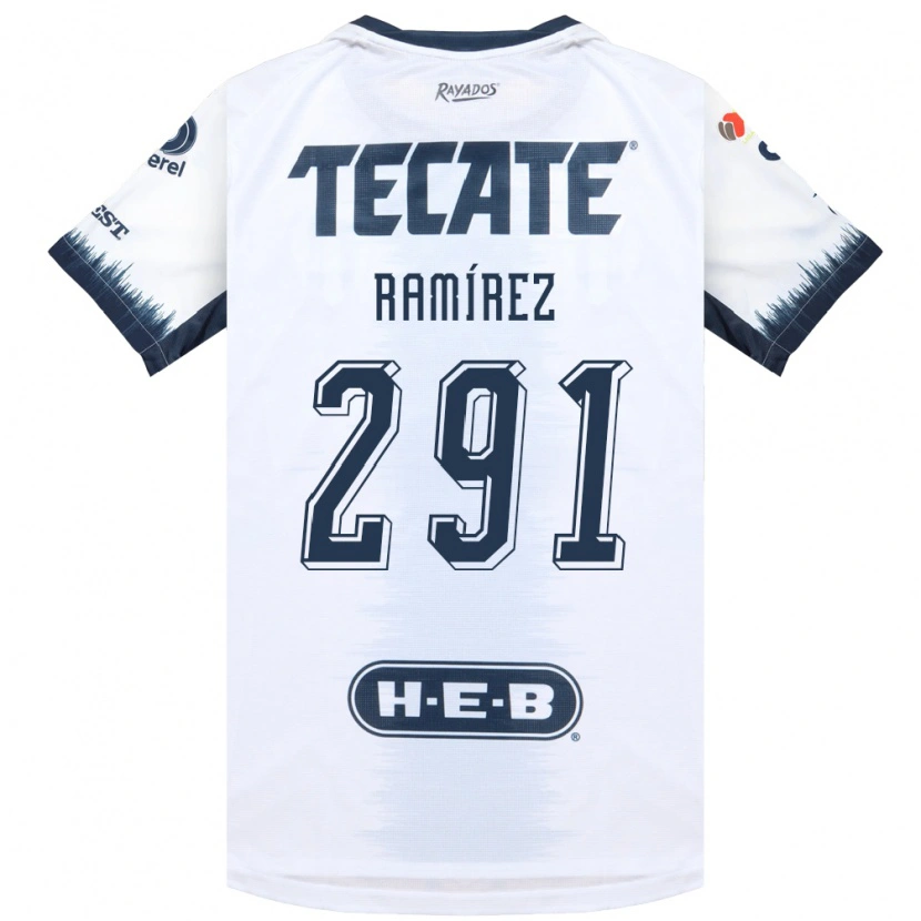 Danxen Donna Maglia Fabián Ramírez #291 Bianco Bluinchiostro Rosso Kit Gara Away 2026/27 Maglietta