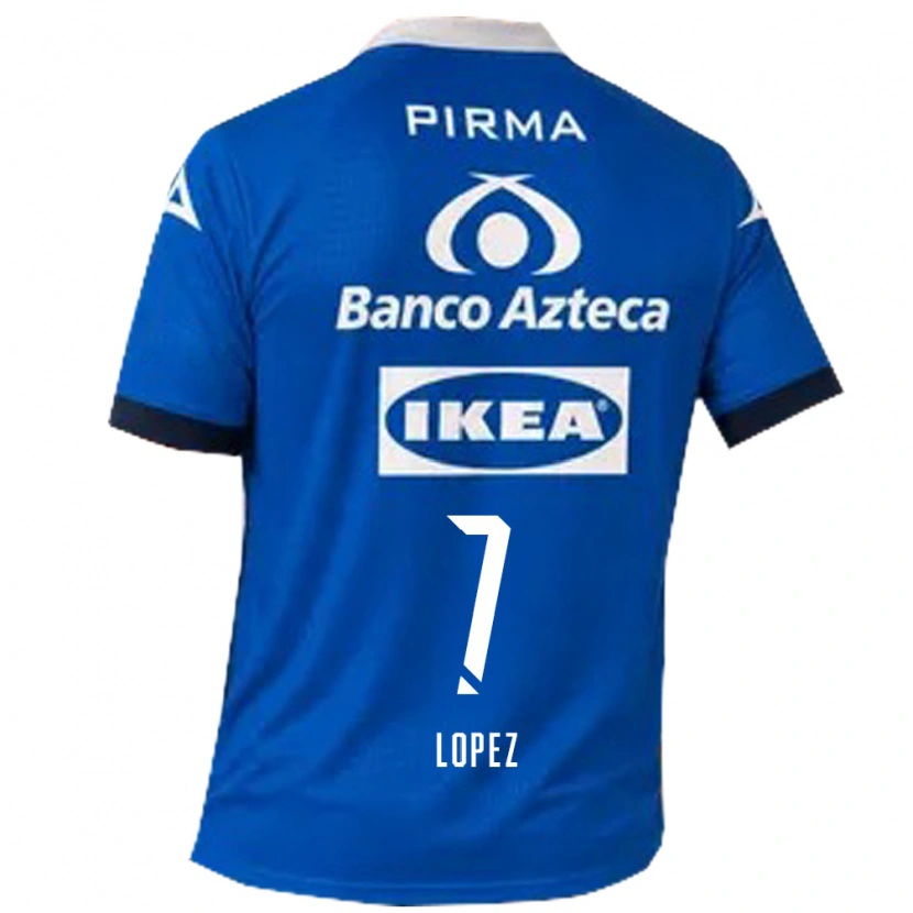 Danxen Donna Maglia Viridiana López #7 Blu Bianco Kit Gara Away 2026/27 Maglietta