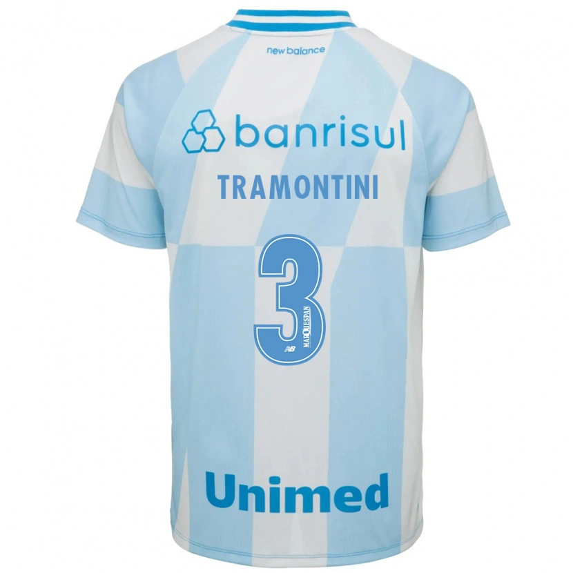 Danxen Donna Maglia Murilo Tramontini #3 Azzurro Chiaro Bianco Kit Gara Away 2026/27 Maglietta