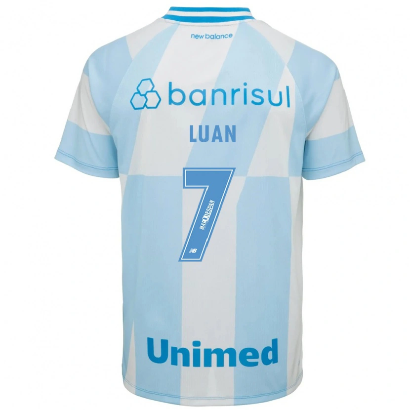 Danxen Donna Maglia Luan #7 Azzurro Chiaro Bianco Kit Gara Away 2026/27 Maglietta
