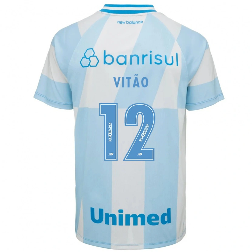 Danxen Donna Maglia Vítor Wächter De Godoy #12 Azzurro Chiaro Bianco Kit Gara Away 2026/27 Maglietta