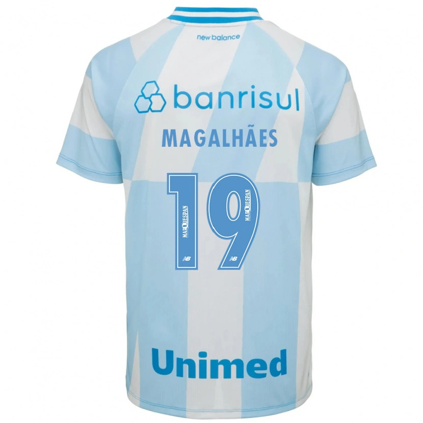 Danxen Donna Maglia Fellipe Magalhães #19 Azzurro Chiaro Bianco Kit Gara Away 2026/27 Maglietta