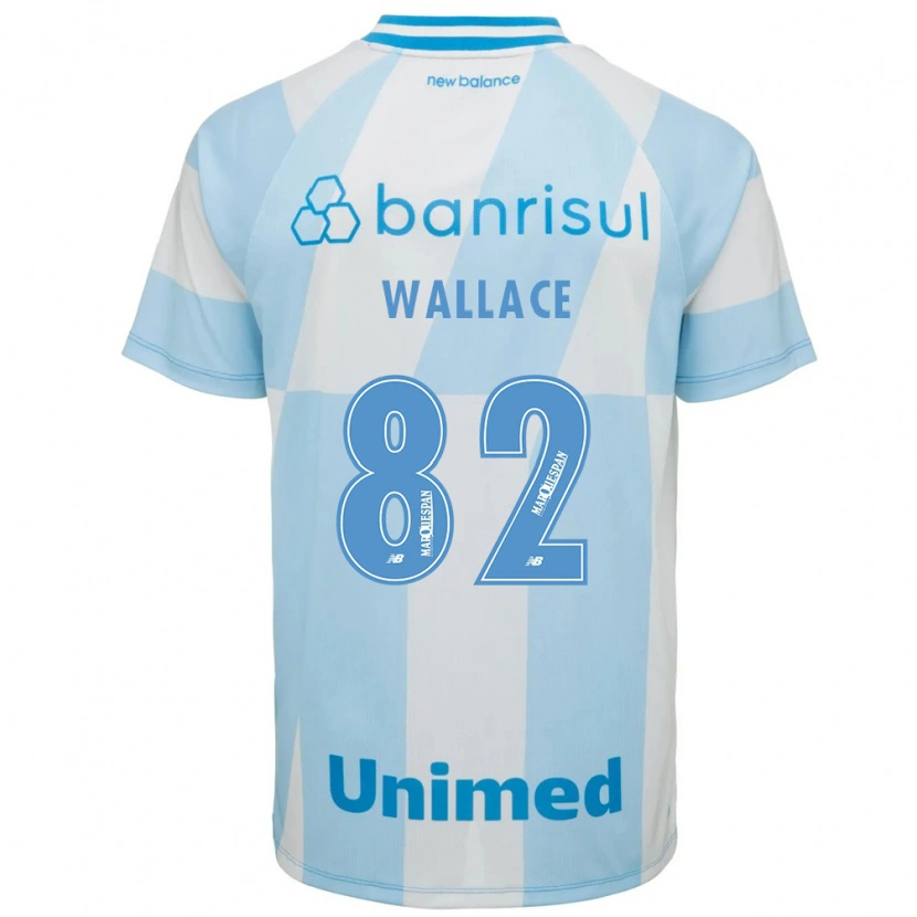 Danxen Donna Maglia Wallace Gomes Da Silva Dos Santos #82 Azzurro Chiaro Bianco Kit Gara Away 2026/27 Maglietta