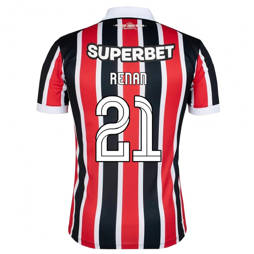 Danxen Donna Maglia Renan La Salvia Zangelmi #21 Rosso Bianco Nero Kit Gara Away 2026/27 Maglietta
