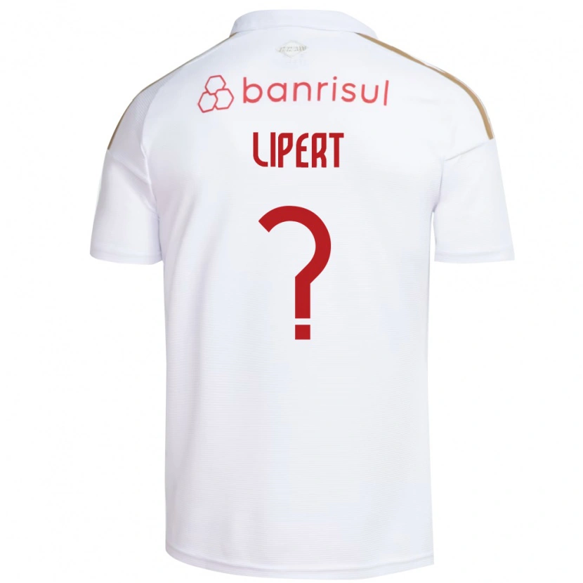 Danxen Donna Maglia Henrique Lipert #0 Bianco Rosso Kit Gara Away 2026/27 Maglietta