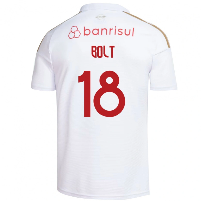 Danxen Donna Maglia Tamara Bolt #18 Bianco Rosso Kit Gara Away 2026/27 Maglietta