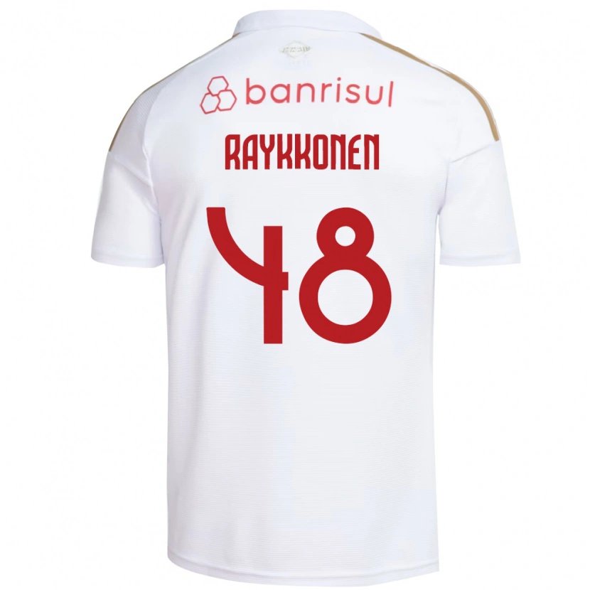 Danxen Donna Maglia Raykkonen Pereira Soares #48 Bianco Rosso Kit Gara Away 2026/27 Maglietta